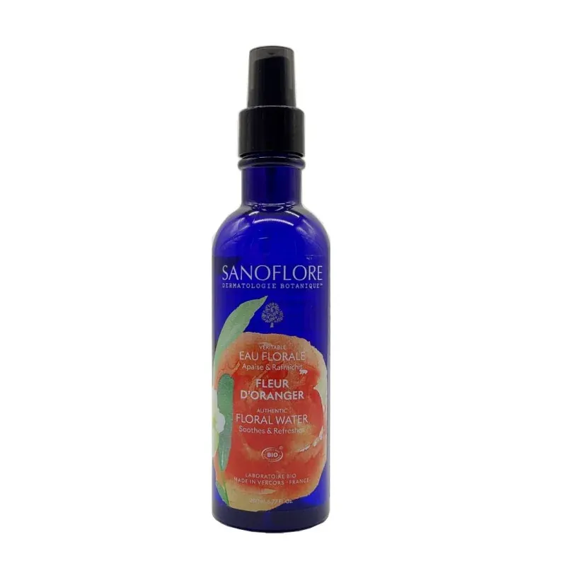 Sanoflore Véritable Eau Florale Fleur d'Oranger Bio 200ml - Univers Pharmacie