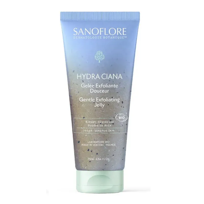 Sanoflore Hydra Ciana Gelée Exfoliante Douceur Bio 75ml - Univers Pharmacie