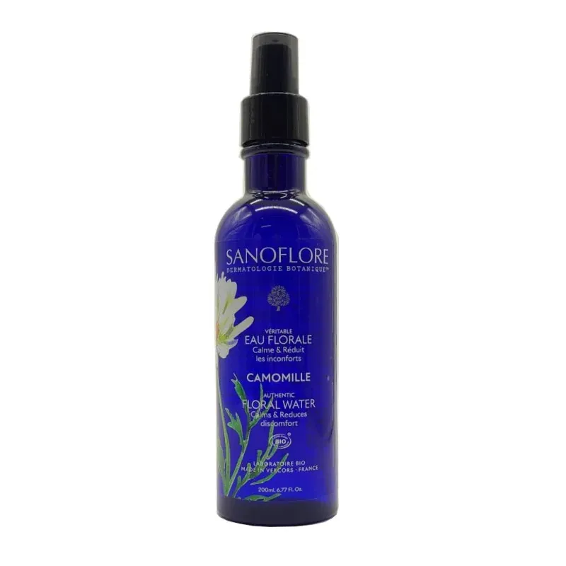 Sanoflore Véritable Eau Florale Camomille Noble Bio 200ml - Univers Pharmacie