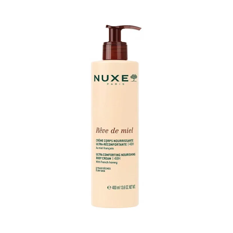 Nuxe Rêve de Miel Crème Corps Nourrissante Ultra-réconfortante 48H 400ml - Univers Pharmacie