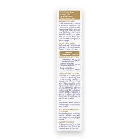 Jonzac Sublimactive Peau Mature Soin Regard Fermeté 15ml - Conseils d'utilisation