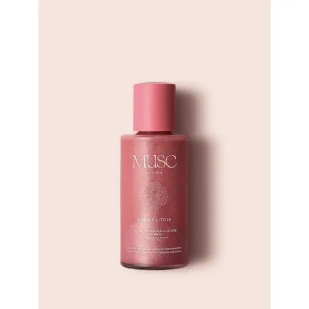 Musc Intime Sweet Litchi Huile Glow Pailletée Corps...