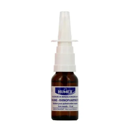 Humex Chlorure de Benzalkonium 0,04% - Flacon de 15ml