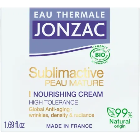 Jonzac Sublimactive Peau Mature Crème Nourrissante Bio 40ml - Univers Pharmacie