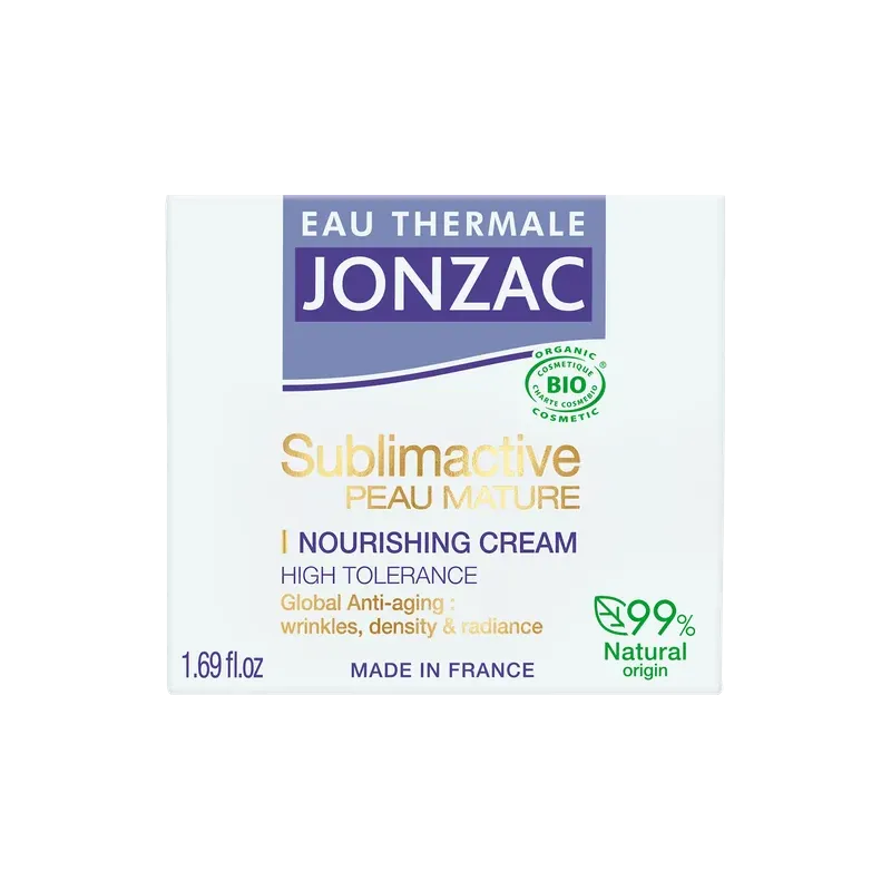 Jonzac Sublimactive Peau Mature Crème Nourrissante Bio 40ml - Univers Pharmacie