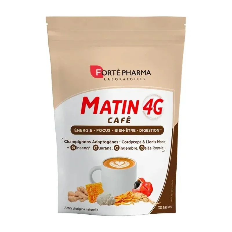 Forté Pharma Matin 4G Café 30 jours 150g - Univers Pharmacie