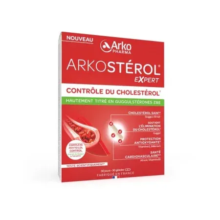 Arkopharma Arkostérol Expert Contrôle du Cholestérol 30 gélules - Univers Pharmacie
