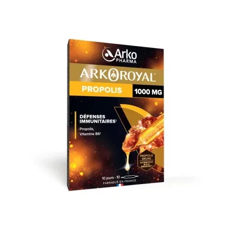 Arkopharma Arkoroyal Propolis 1000mg 10 ampoules - Univers Pharmacie