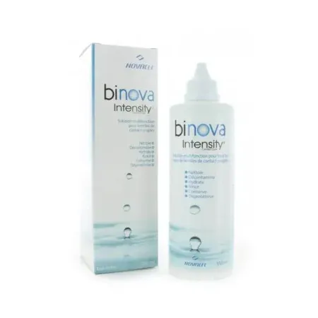 Binova Intensity Solution Multifonction Lentilles Souples 350ml - Univers Pharmacie