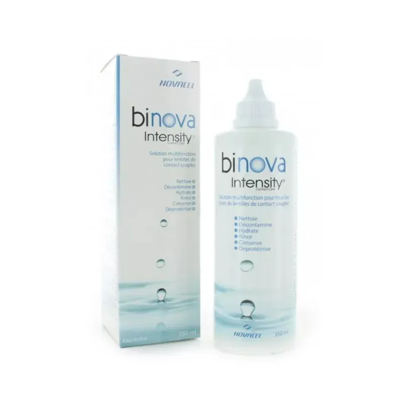 Binova Intensity Solution Multifonction Lentilles Souples 350ml - Univers Pharmacie