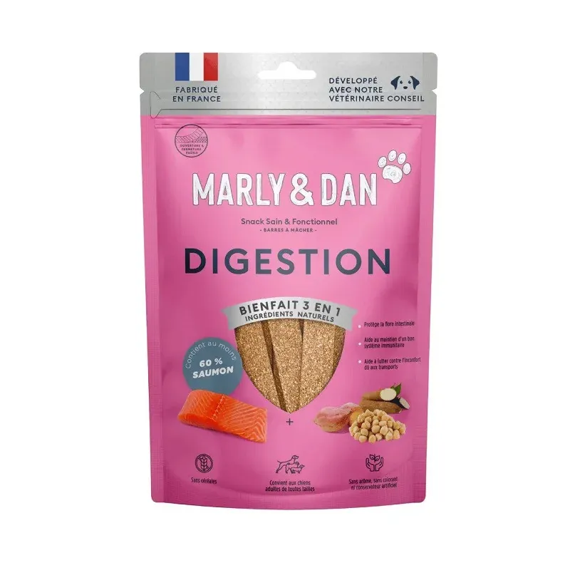Marly & Dan Digestion Barres à mâcher 50g - Univers Pharmacie