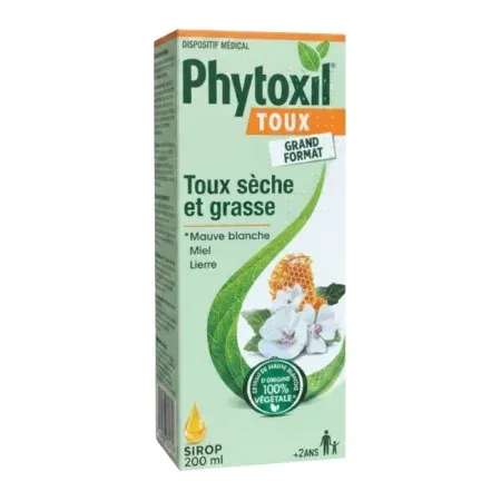 Phytoxil Toux Sirop Toux Sèche et Grasse 200ml - Univers Pharmacie