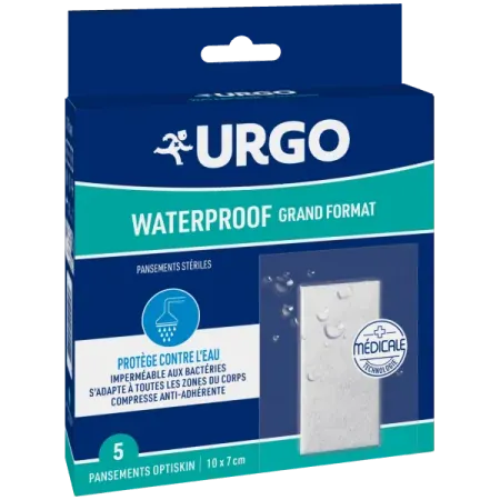 Urgo Pansements Optiskin Waterproof 10X7cm 5 pièces