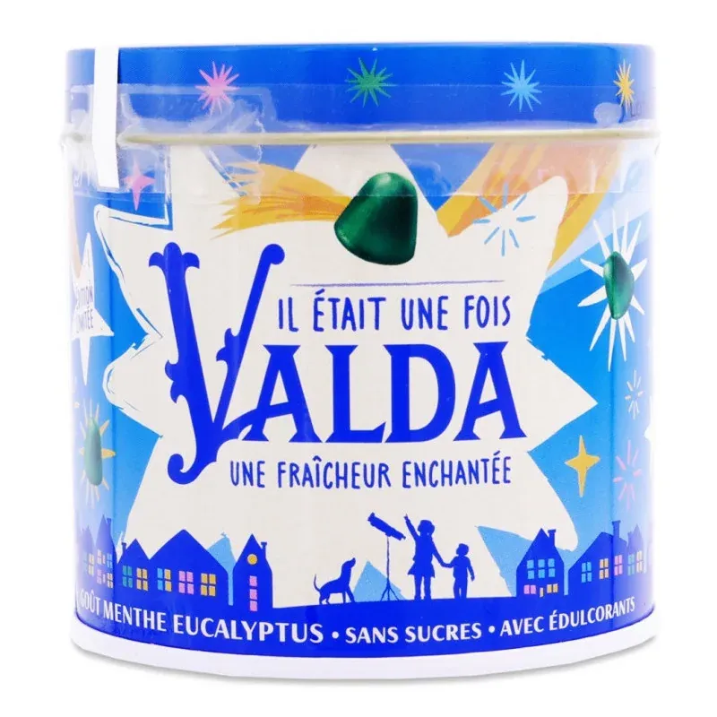 Valda Gommes Goût Menthe Eucalyptus Sans Sucre Édition Limitée Il était une fois une fraîcheur enchantée 160g