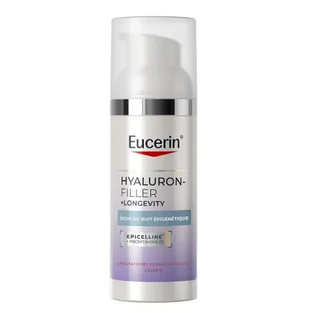 Eucerin Hyaluron-Filler +Longevity Soin de Nuit Épigénétique 50ml - Univers Pharmacie