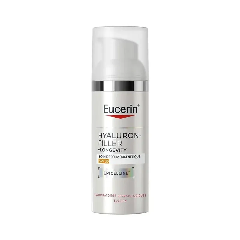 Eucerin Hyaluron-Filler +Longevity Soin de Jour Épigénétiques SPF30 50ml - Univers Pharmacie