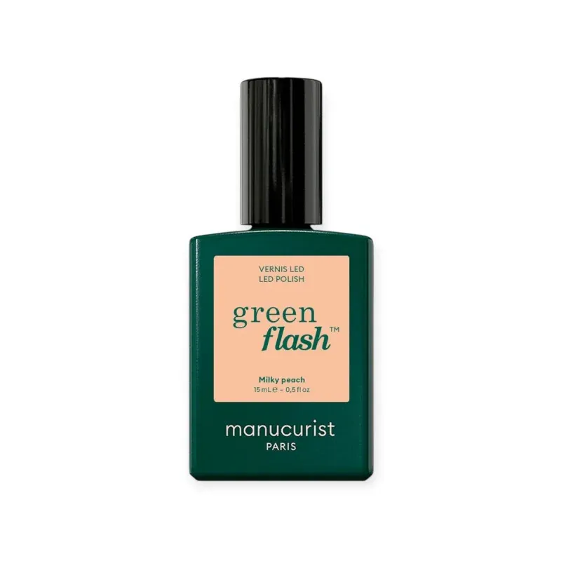 Manucurist Green Flash Vernis Milky Peach 15ml - Univers Pharmacie