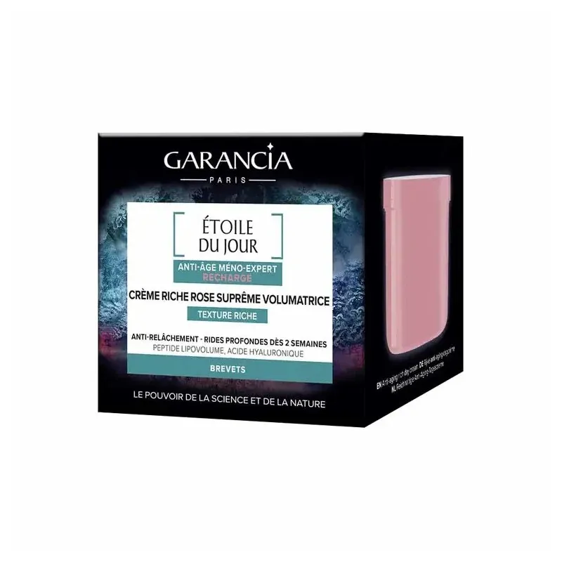 Garancia [Etoile du Jour] Recharge Crème Riche Rose Suprême Volumatrice 40ml - Univers Pharmacie