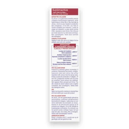 Jonzac Sublimactive Sérum Pro-collagène 30ml - Conseils d'utilisation