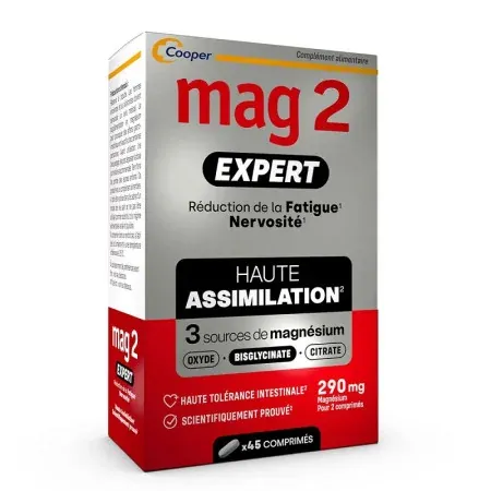 MAG 2 Expert 45 comprimés - Univers Pharmacie