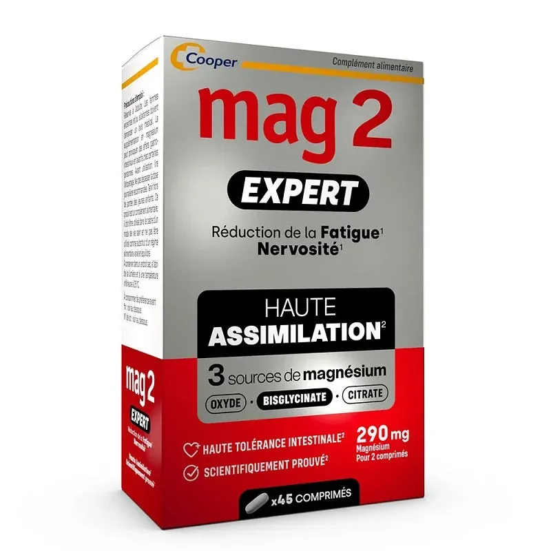 MAG 2 Expert 45 comprimés - Univers Pharmacie