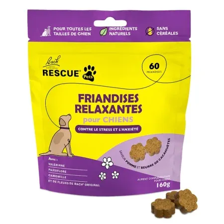 Bach Rescue Friandises Relaxantes pour Chiens 160g - Univers Pharmacie