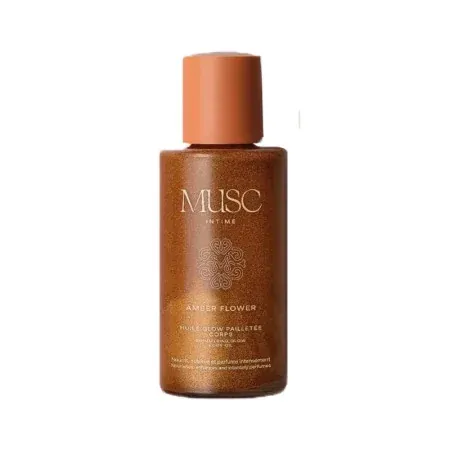 Musc Intime Amber Flower Huile Glow Pailletée 100ml - Univers Pharmacie