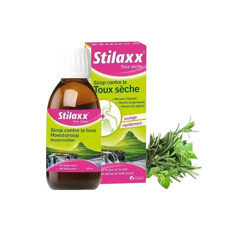Silaxx Toux Sèche Sirop 200ml - Univers Pharmacie