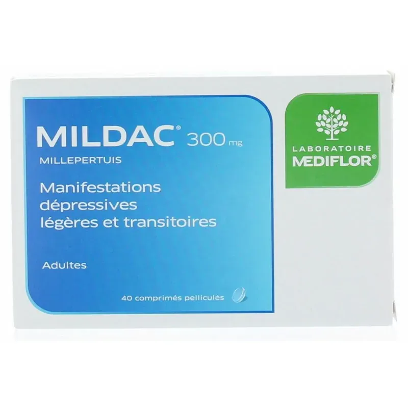 Mildac 300mg manifestations dépressives légères
