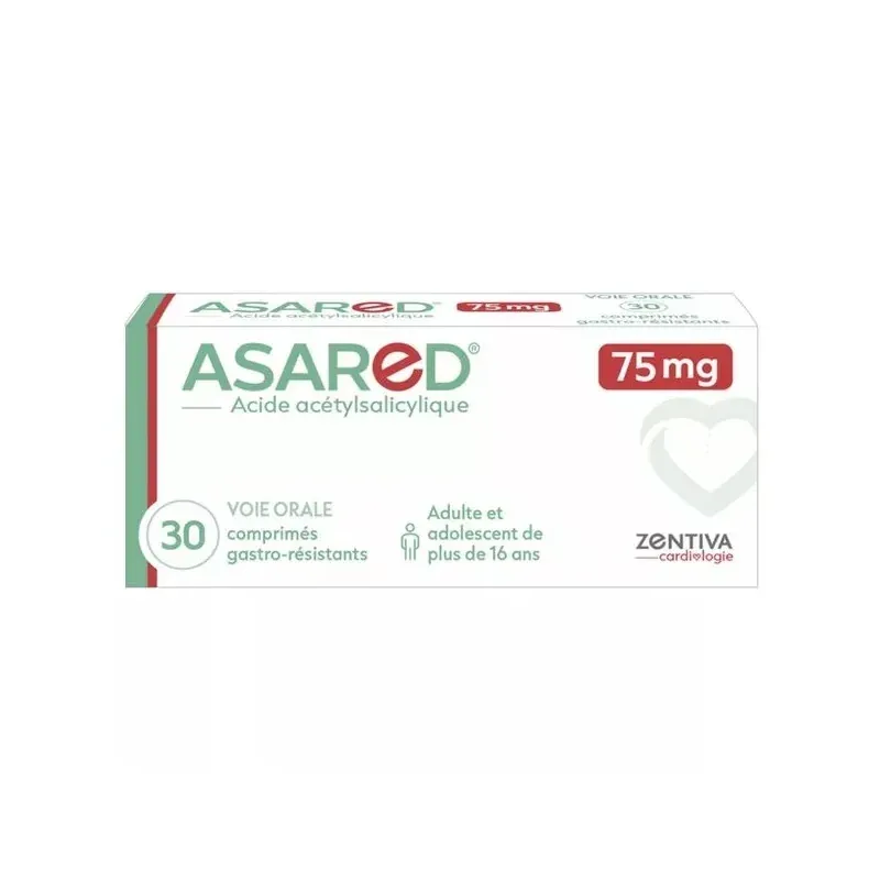 Asared 75mg 30 comprimés - Univers Pharmacie