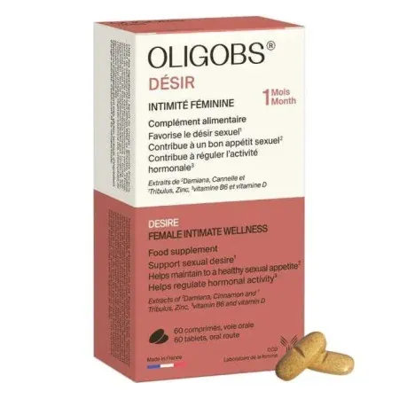 Oligobs Désir Intimité Féminine 60 comprimés - Univers Pharmacie