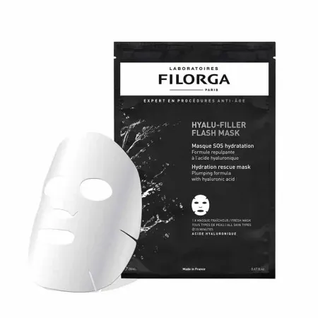Filorga Hydra-Filler Flash Mask Masque en tissu SOS Hydratation X1 - Masuqe + étui