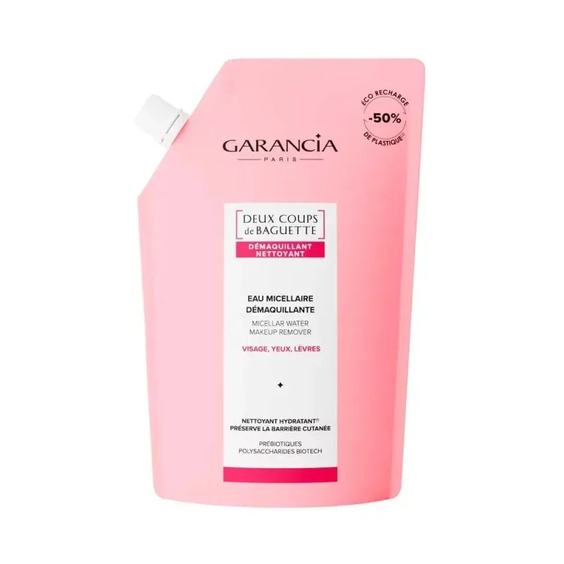 Garancia [Deux Coups de Baguette] Recharge Eau Micellaire Démaquillante 400ml - Univers Pharmacie