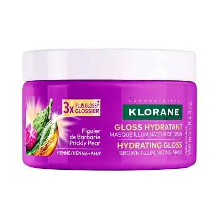 Klorane Gloss Hydratant Masque Illuminateur de Brun 250ml - Univers Pharmacie
