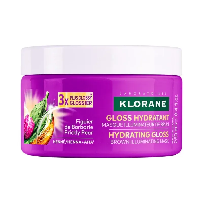 Klorane Gloss Hydratant Masque Illuminateur de Brun 250ml - Univers Pharmacie