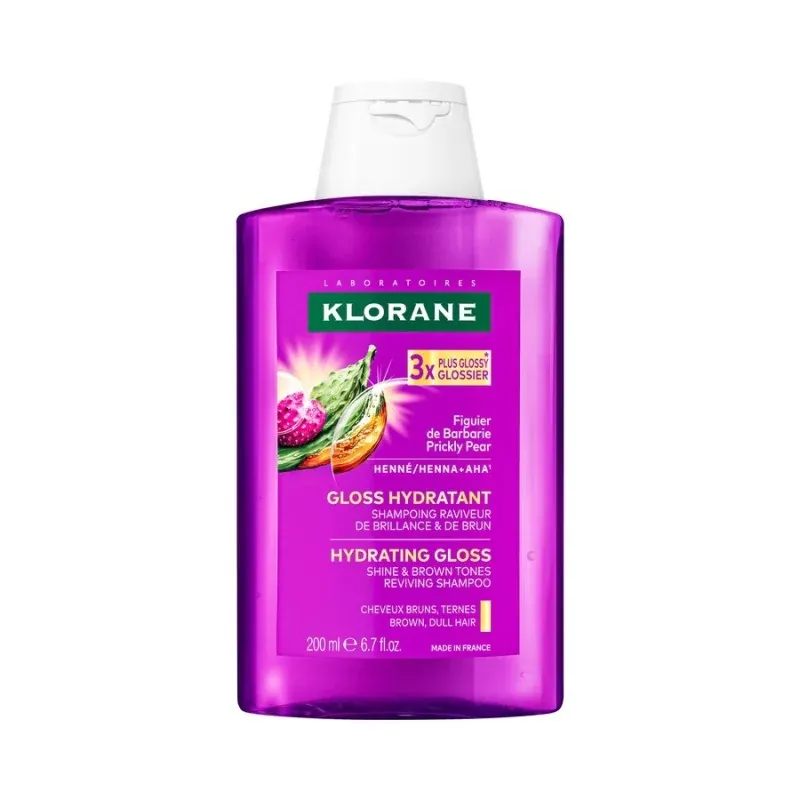 Klorane Gloss Hydratant Shampoing Raviveur Brillance & Brun 200ml - Univers Pharmacie
