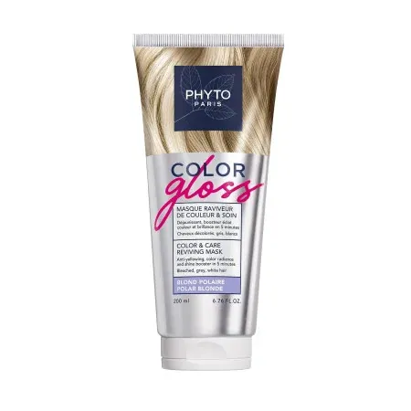 Phyto Color Gloss Masque Raviveur de Couleur & Soin Blond Polaire 200ml - Univers Pharmacie