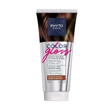 Phyto Color Gloss Masque Raviveur de Couleur & Soin Châtain Chaud 200ml - Univers Pharmacie