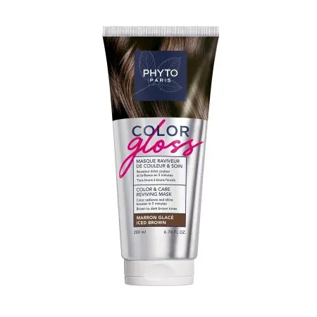 Phyto Color Gloss Masque Raviveur de Couleur & Soin Marron Glacé 200ml - Univers Pharmacie