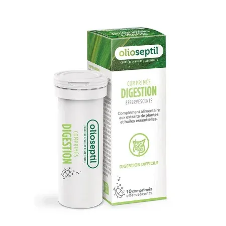 Olioseptil Digestion 10 comprimés effervescent - Univers Pharmacie