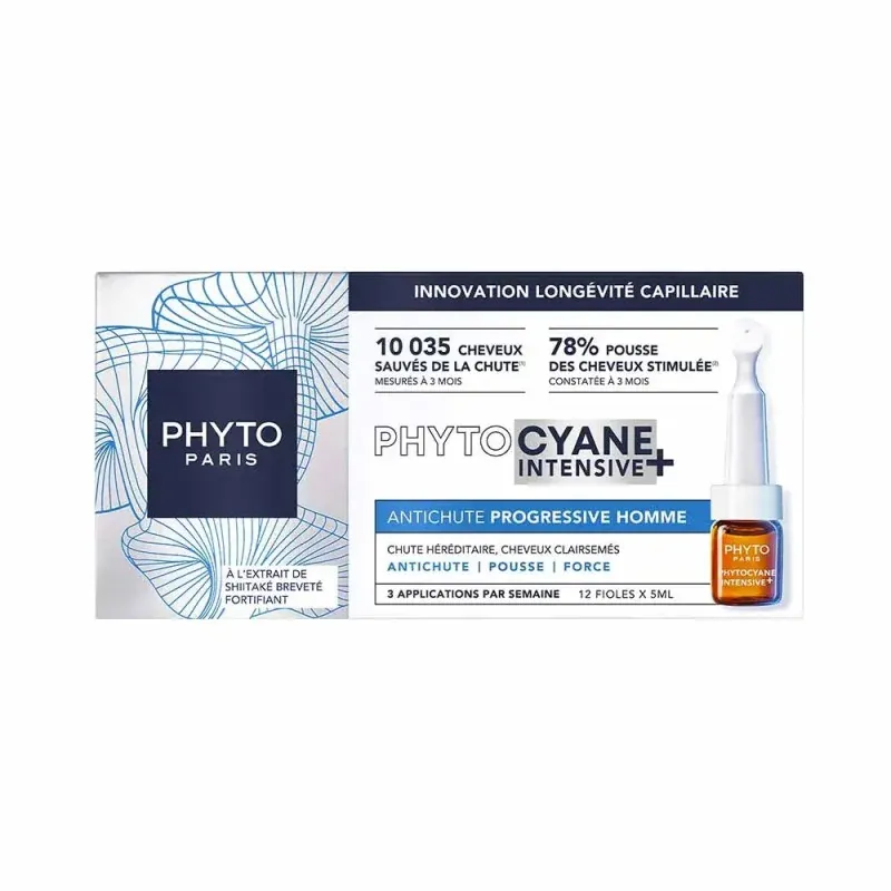 Phyto Phytocyane Intensive+ Antichute Progressive Homme 12X5ml