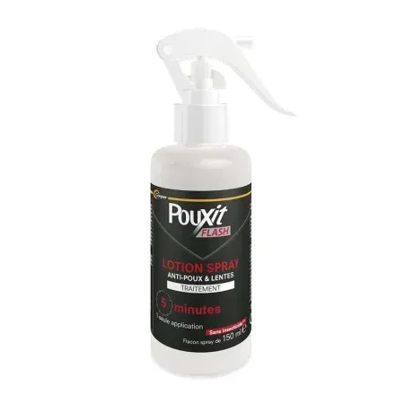 Pouxit Flash Lotion Spray Anti-poux & Lentes 150ml - Univers Pharmacie