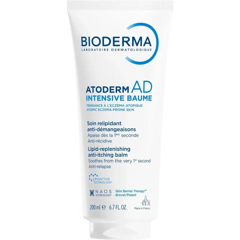 Bioderma Atoderm AD Intensive Baume Soin Relipidant Anti-démangeaisons 200ml - Univers Pharmacie