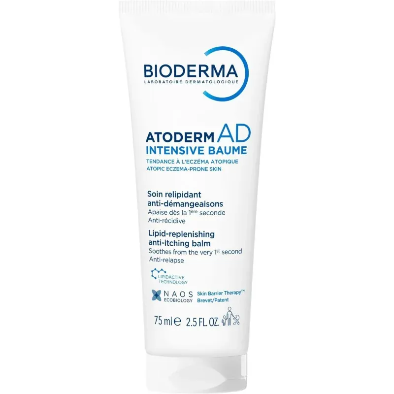 Bioderma Atoderm AD Intensive Baume Soin Relipidant Anti-démangeaisons 75ml - Univers Pharmacie