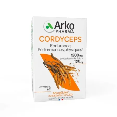 Arkopharma Arkogélules Cordyceps 60 gélules - Univers Pharmacie