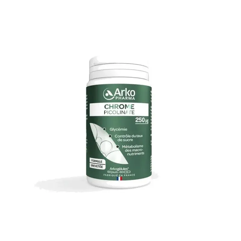 Arkopharma Arkogélules Chrome Picolinate 60 gélules - Univers Pharmacie