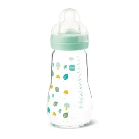 MAM Biberon Verre Débit 2 +2 mois 260ml - Univers Pharmacie