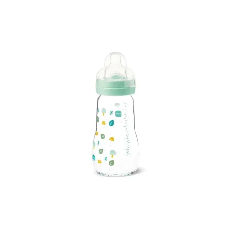 MAM Biberon Verre Débit 2 +2 mois 260ml - Univers Pharmacie