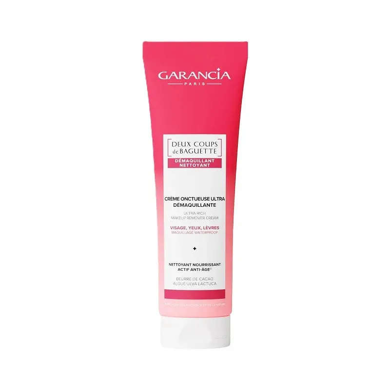 Garancia [Deux Coups de Baguette] Démaquillant Nettoyant Crème Onctueuse Ultra Démaquillante 120g - Univers Pharmacie