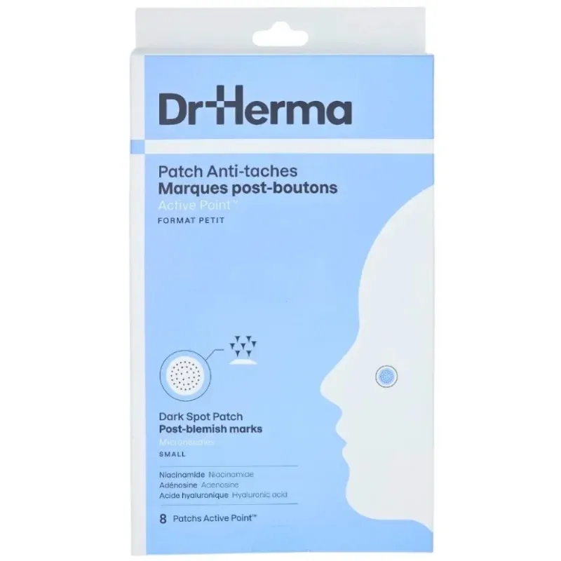 Dr. Herma Patch Anti-taches Marques Post-boutons Format Petit X8 - Univers Pharmacie